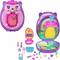 Polly Pocket Mama & Baby Igel Handtaschen-Spielset mit 2 Puppen & 16 Accessoir - Mattel GmbH