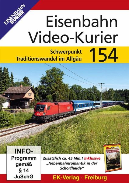 Eisenbahn Video-Kurier. Tl.154, DVD-Video (DVD) - EK-Verlag