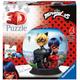 Ravensburger 3D Puzzle 11167 - Puzzle-Ball Miraculous - 72 Teile - Puzzle-Ball für Erwachsene und Kinder ab 6 Jahren - Ravensburger Verlag