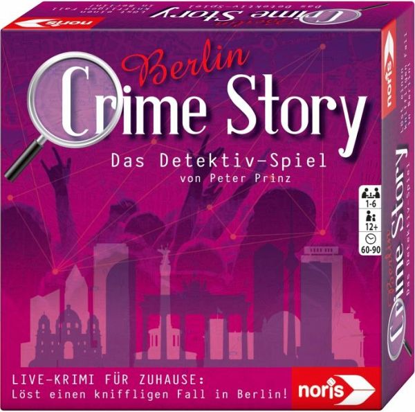 Noris 606201889 - Crime Story, Berlin, Krimi-Kartenspiel, Detektiv-Spiel - Noris Spiele