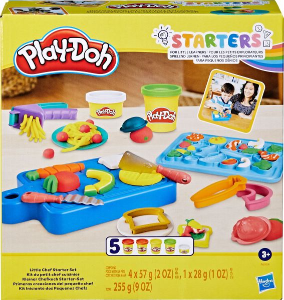 Hasbro F69045L0 - Play-Doh Kleiner Chefkoch Starter-Set, 14-teilig, Knet-Set - Hasbro