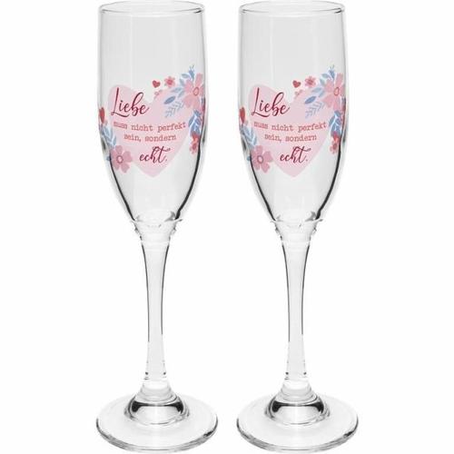 Sektglas Set Motiv 