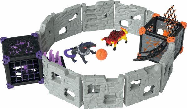 Schleich 42673 - Eldrador Creatures, BattleCave Arena: Lava vs. Schatten, Spielset - Schleich