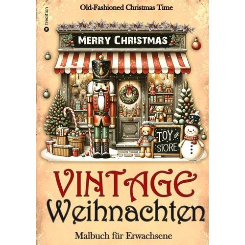 Malbuch Weihnachten - Malbuch für Erwachsene Vintage Weihnachten Malbuch - Kenya Kooper