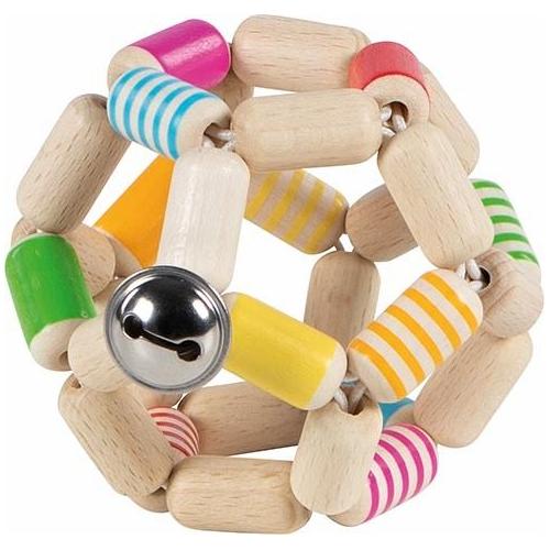 Goki 65255 - Greifling Elastik Ball, gestreift - Gollnest & Kiesel