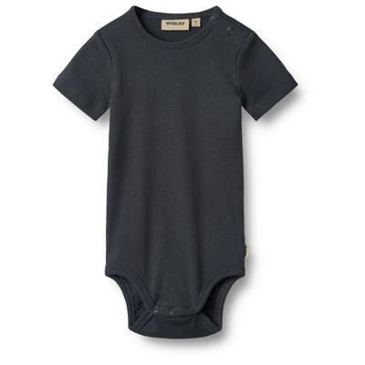 WHEAT - Kid's Rib Body S/S Timo - Alltagsunterwäsche Gr 68 grau Image