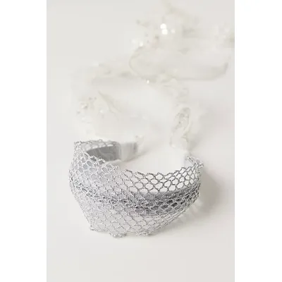 Phoenix Soft Headband by Curried Myrrh at Free People in Silver
