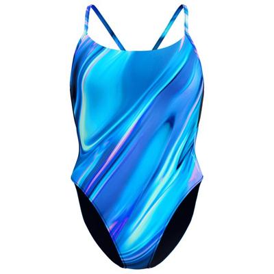 Speedo - Women's Printed Racerback 1 Piece - Badeanzug Gr S blau Image