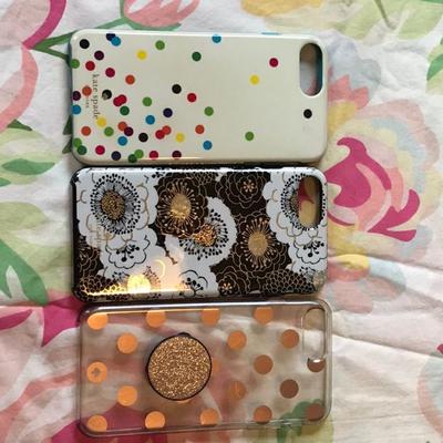 Kate Spade Cell Phones & Accessories | Kate Spade Iphone Cases Lot Of 3 Iphone 7 Plus | Color: Blue/Pink | Size: Iphone 7 Plus