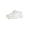 Sneaker CALVIN KLEIN JEANS "BASKET CUP LOW LACEUP LTH MIX", Herren, Gr. 42, weiß (weiß kombiniert), Leder, sportlich, Schuhe, Basket-Sneaker, Schnürschuh, Halbschuh, Freizeitschuh mit CK Logo
