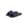 Pantolette TOMMY HILFIGER "HILIFGER NYC POOL SLIDE", Herren, Gr. 47, blau (dunkelblau), Lederimitat, sportlich, Schuhe, Schlupfschuh, Strandschuh, Schlappen mit Logoschriftzug