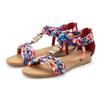 Sandale LASCANA "Sommerschuh, Pantolette, offener Schuh, Sandalette", Damen, Gr. 39, bunt (pink, lila, blau), Obermaterial: 100% Textilmaterial. Futter: 100% Textilmaterial. Decksohle: 100% Lederimitat. Laufsohle: 100% Synthetik, mehrfarbig, leicht...