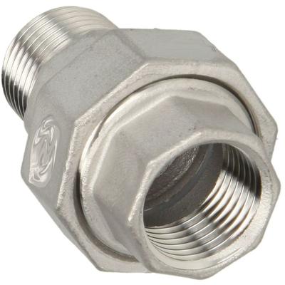 Tecuro - es Verschraubung flach dichtend Edelstahl V4A, ig x ag, Typ 331, 3/4 Zoll Image