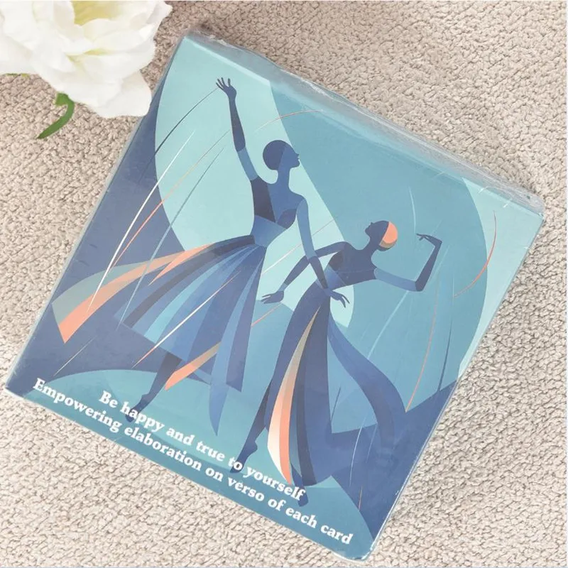 50 Stück/Set positive Affirmationen und Gedanken-Questions für Frauen/Motivational & Mindful Daily Cards Ermutigung und inspirierend Image