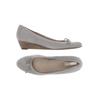 pier one Damen Pumps, Gr. 41, grau, Leder