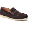 Base London Drum Herrenschuhe aus gebranntem braunem Leder