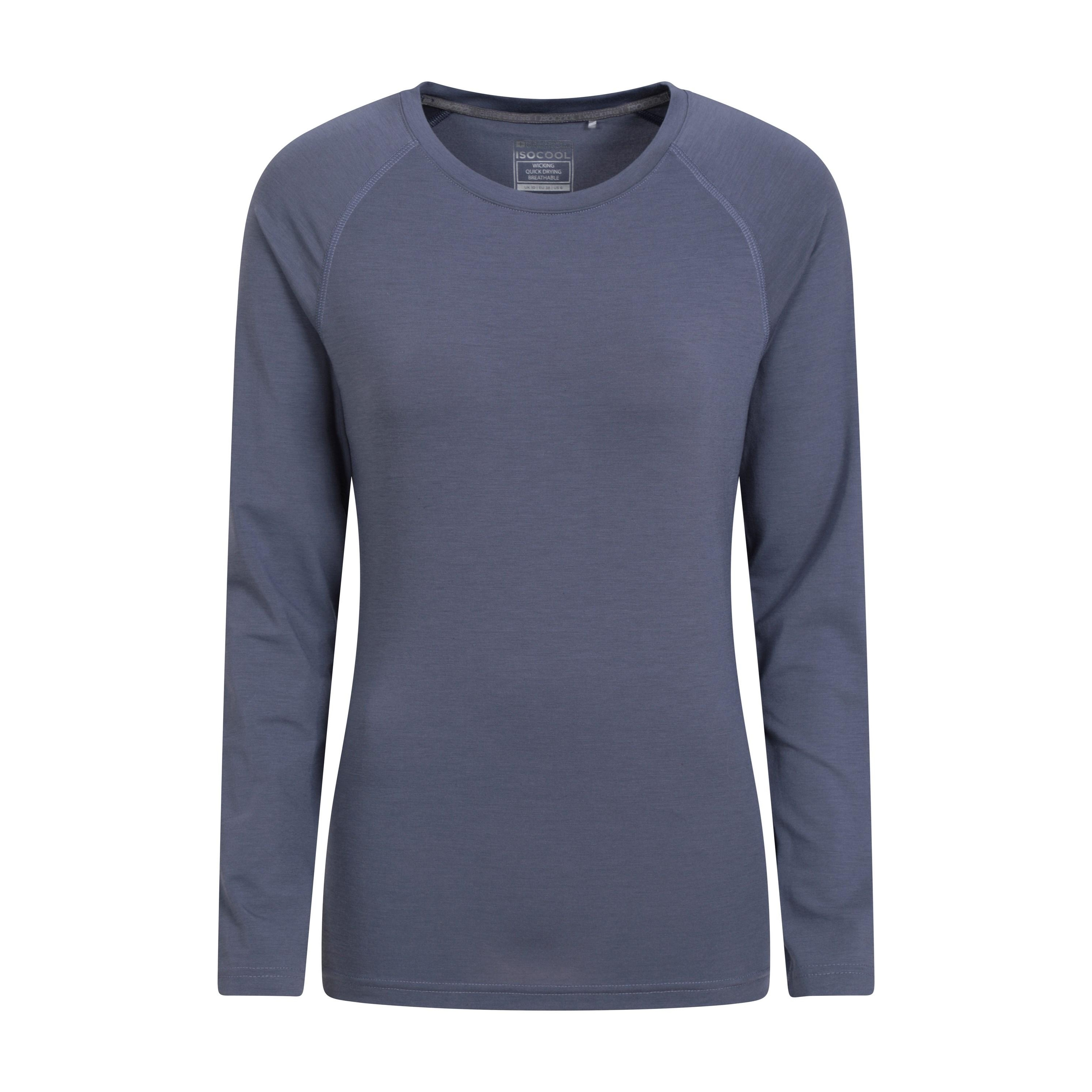 Mountain Warehouse - Oberteil Schnelltrockend für Damen Langärmlig (Dunkelgrau) Image