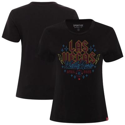 Sportiqe WrestleMania 41 Arcadia T-Shirt für Damen, schwarz Image