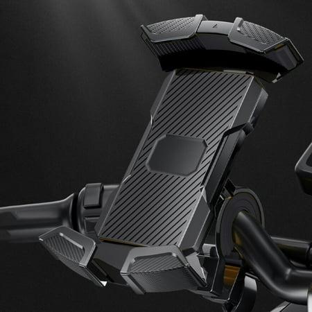 Bike Phone Mount Holder - Motorcycle Phone Mount Adjustable Cell Phone Holder Bicycle Scooter Handlebar Cradle Clip for iPhone 16 Pro Max/Plus iPhone 15 Plus iPhone 14 and 4.7-6.8 Phone