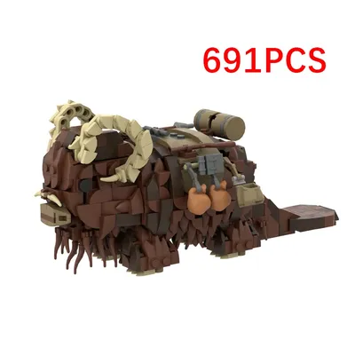 MOC-97302 Movie Merchandise Zoon Yak Building Blocks Space Wars Monster Beast Bantha Tatooineed