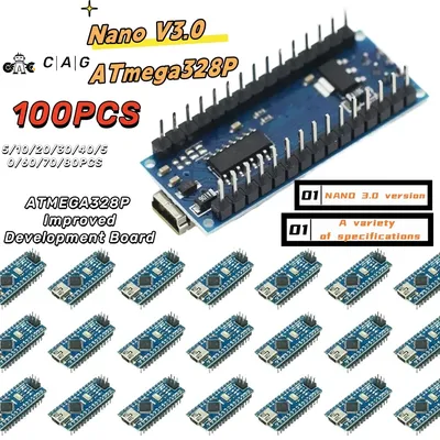 5 - 100 PCS Mini Nano 3.0 With the bootloader compatible Nano controller for arduino CH340 USB