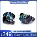 Kinera Freya Auricolari 3BA + 1DD Ibrido Dipinto A Mano In Ear Cuffia HIFI DJ Monitor Auricolari Musica Corsa Sport Tappi Per Le Orecchie Auricolare