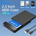 Custodia per HDD/SSD da 2,5 Custodia adattatore da SATA a USB 3.1/3.0 Custodia per disco rigido esterno HD da 6 Gbps per custodia USB-C di tipo HDD per disco