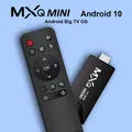MXQMINI Smart Android Mini TV Stick Android 10 Quad Core Supporto 2.4G Wifi 4K HD TV Box H.265 Streaming Smart Set Top Box