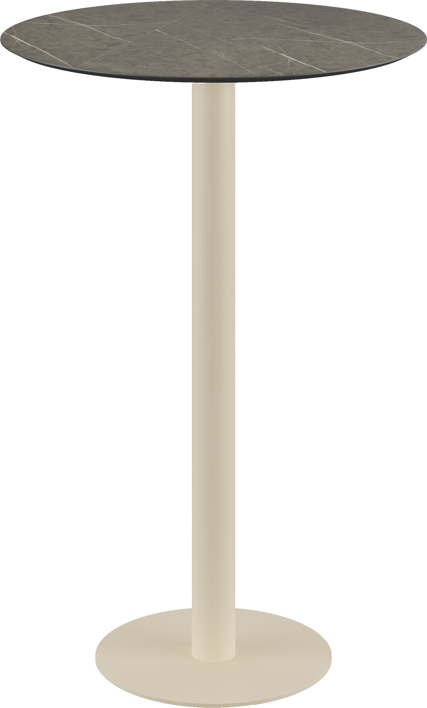 Klapptisch ESSENTIALS "Urban", beige (sand, midnight marble, sandfarben), B:70cm H:109,2cm T:70cm, Pulverbeschichteter Stahl, Tische, in verschiedenen Ausführungen Image
