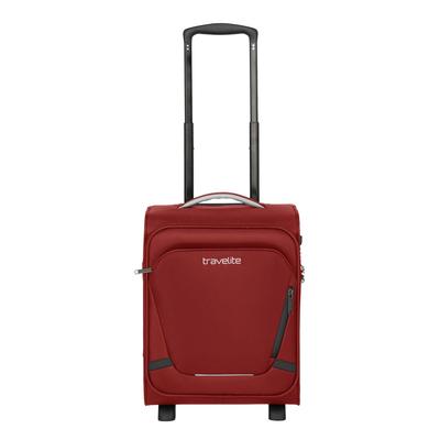 Handgepäck-Trolley TRAVELITE "JETPACK Wings 2 Cabin, konzipiert für Eurowings", Gr. B/H/T: 30cm x 40cm x 25cm 25 l, rot, Polyester, unifarben mit Farbeinsätzen, Koffer, Weichgepäck-Koffer Handgepäck für die meisten gängigen Airlines
