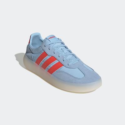 Sneaker ADIDAS SPORTSWEAR "BARREDA DECODE", Gr. 38,5, clear sky, bright rot, core weiß, Leder, Textil, sportlich, Schuhe Image