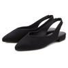 Ballerina LASCANA, Damen, Gr. 37, schwarz, Obermaterial: 100% Textilmaterial. Futter: 100% Lederimitat. Decksohle: 100% Lederimitat. Laufsohle: 100% Synthetik, unifarben, Strukturmuster, feminin, Schuhe Slingpumps, Sling-Ballerina mit elastischem...