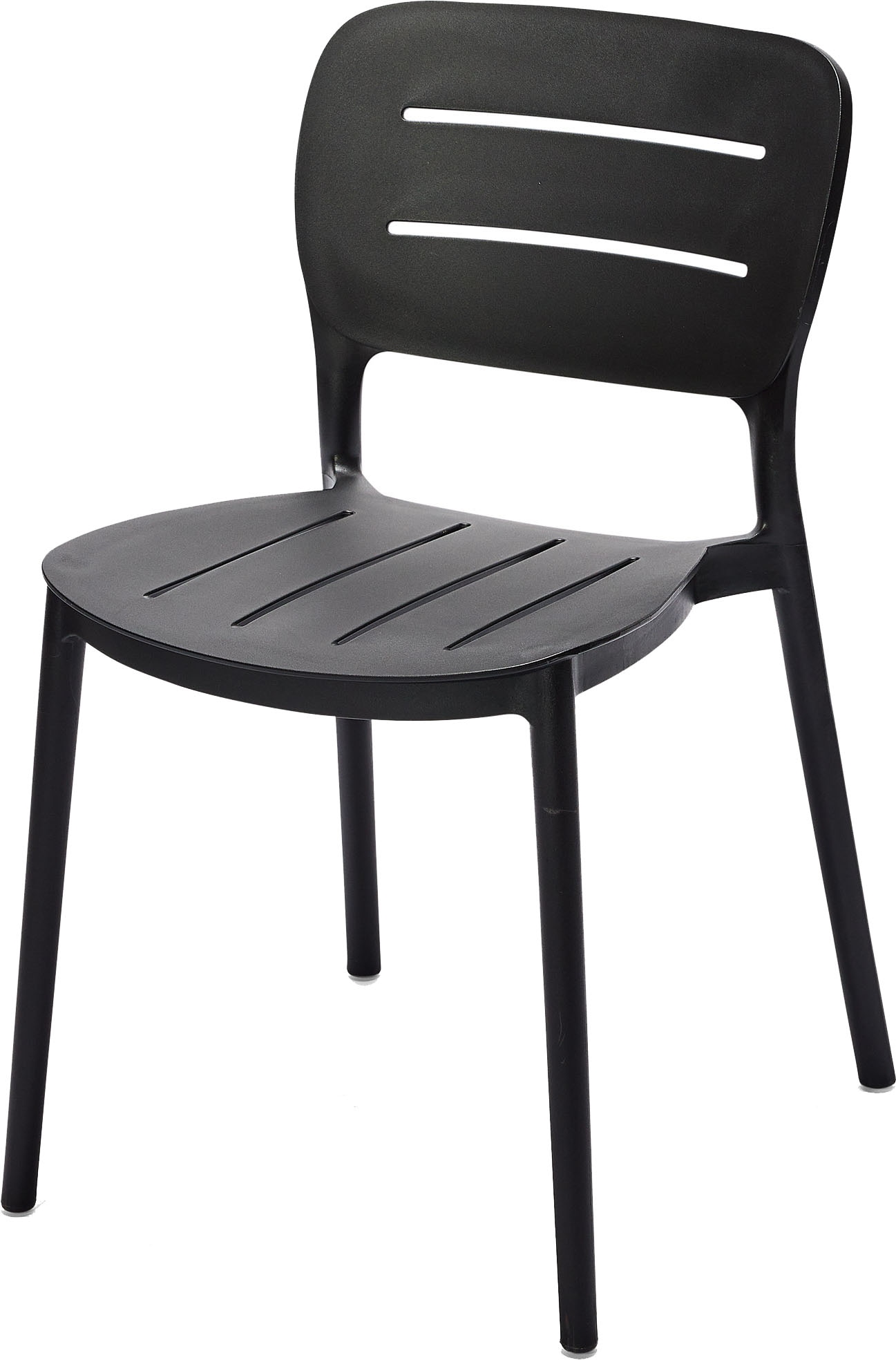 Gartenstuhl BEST "Propi", schwarz, B:46cm H:79cm T:53cm, Polypropylen, Stühle, Gartenstuhl, Stapelstuhl