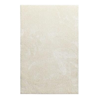 Teppich HOMIE LIVING "Flavio", beige (creme weiß), B:80cm H:30mm L:230cm, Polypropylen, Teppiche, Hochflor, gewebt, weich, uni, Wohnzimmer, Schlafzimmer, waschbar Image