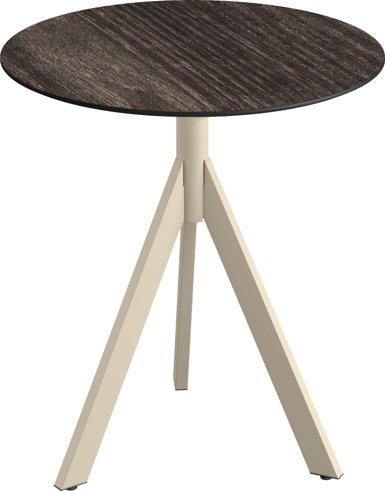 Klapptisch ESSENTIALS "Infinity", beige (sand, riverwashed wood, sandfarben), B:70cm H:74cm T:70cm, Pulverbeschichteter Stahl + HPL Tischplatte, Tische, in verschiedenen Ausführungen