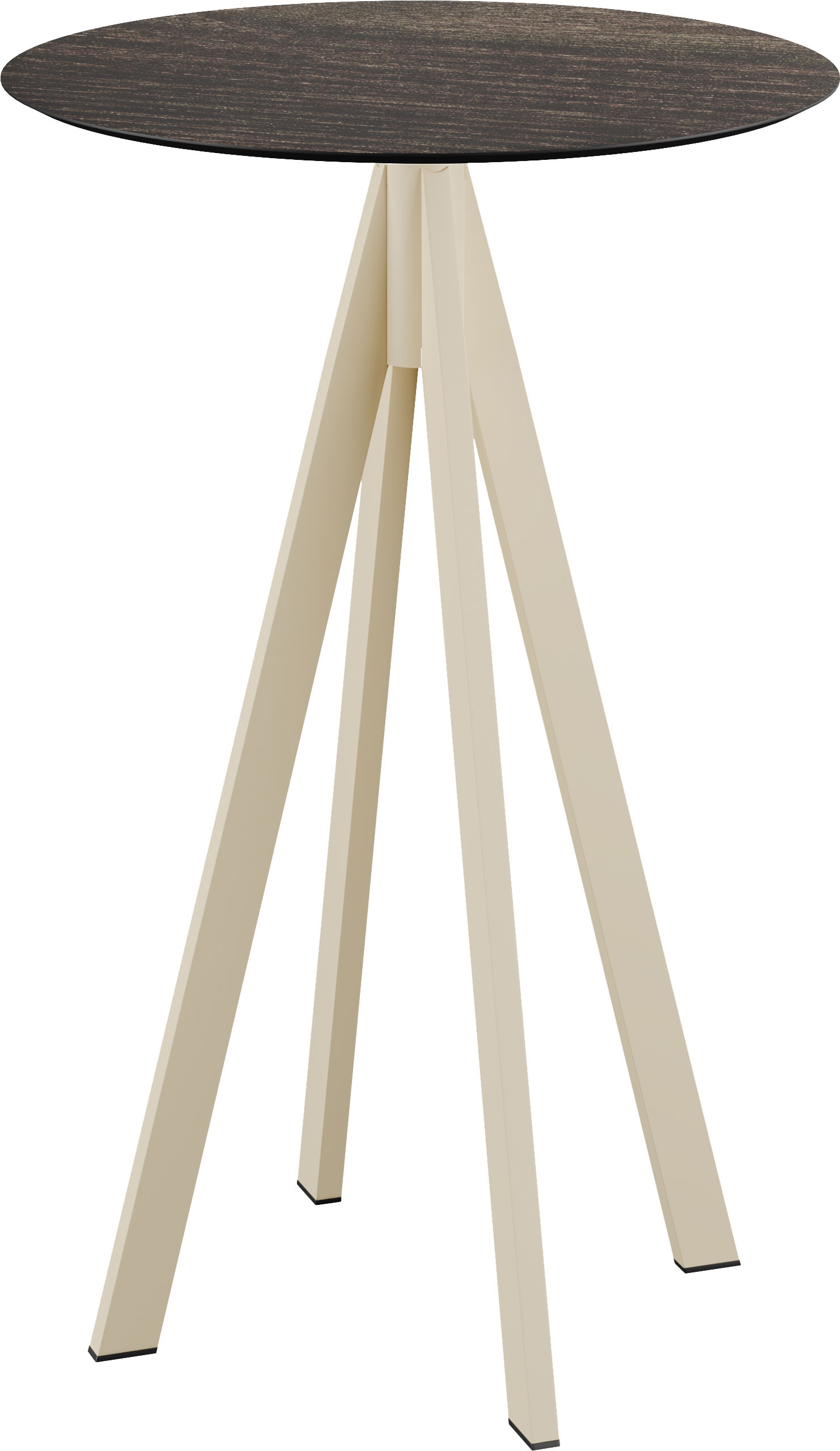 Klapptisch ESSENTIALS "Infinity", beige (sand, riverwashed wood, sand), B:70cm H:109,2cm T:70cm, Stahl/HPL Tischplatte, Tische, in verschiedenen Ausführungen
