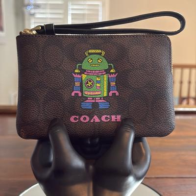 Coach Bags | Coach 2024 Cosmic Edition Zip Wristlet | Color: Brown/Green | Size: Os