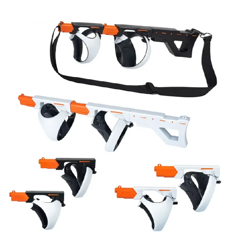VR Gunstock für PlayStation VR2 Magnetischer Saug-Game-Controller Gun Stock für PS VR2-Spiele mit Schultergurt Image