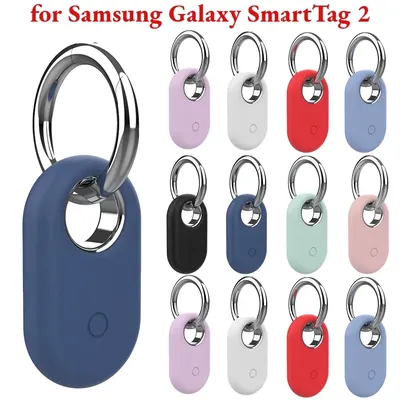 Für Samsung Galaxy SmartTag 2 Locator Tracker Fall Schlüsselbund Anti-Scratch Schützende Haut Abdeckung Für Smart Tag Tracker Halter