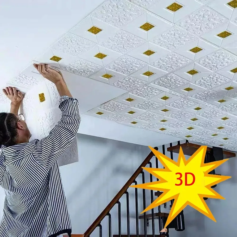 Dekorative wasser- und feuchtigkeitsbeständige DIY3D-Wandpaneeltapete mit Ziegelsteinmuster für Wohnzimmer, Schlafzimmer, Küche, Hintergrund