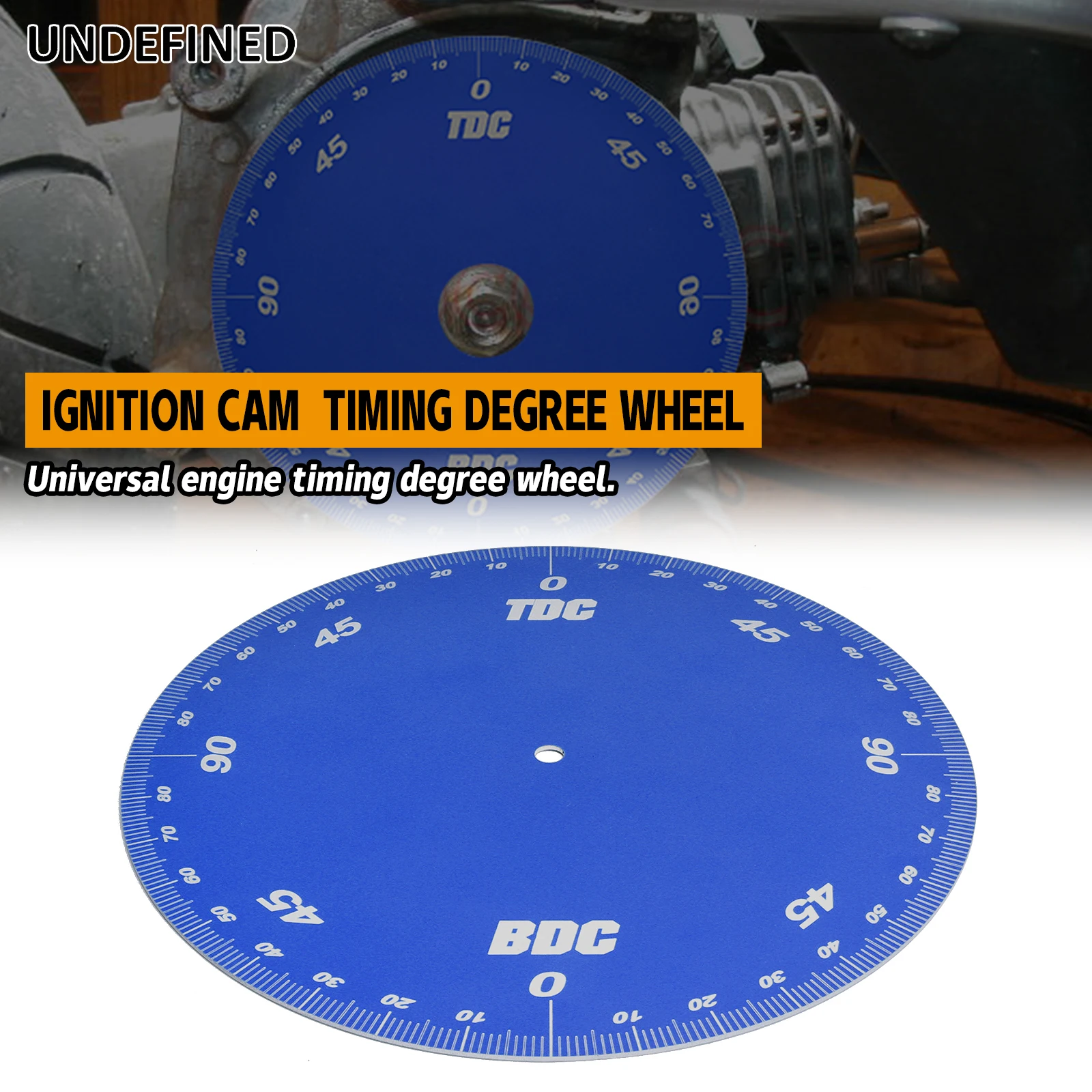Motorrad Motor Timing Grad Rad Zündung Cam Aluminium Blau Für Harley Honda Suzuki Yamaha KTM von.052 "dick 6 3/4" OD