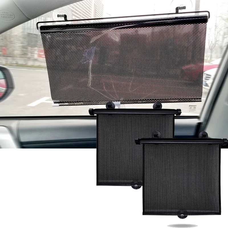 Automobil Sommer Wärmedämmung Rollladen Garten Sonnenschirm Pergola 40x125 Mesh Punkt Haushalt Glas Sonnenschirm Schatten Auto Image