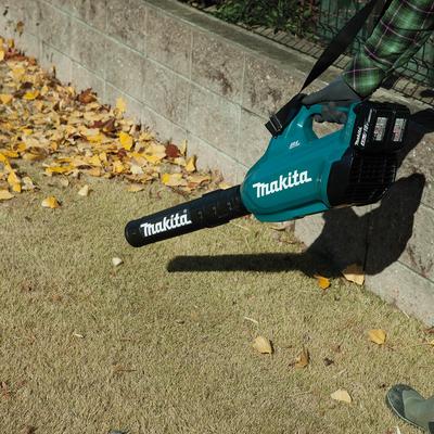 Akku-Gebläse MAKITA "DUB362Z", schwarz (petrol, schwarz), B:20,4cm H:29,8cm L:93cm, Kunststoff, Laubsauger, 2x18 V LXT, 804 m3/h, 54 m/s, ohne Akku und Ladegerät Image