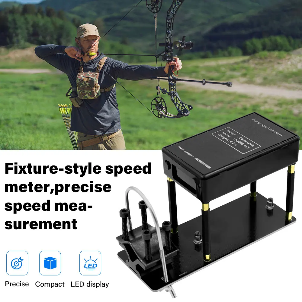 Tester Multifunktions-Schießgeschwindigkeitsmesser, Kugelgeschwindigkeit, Energiemessung, Schießchronograph, Kugelschwindigkeitstester Image