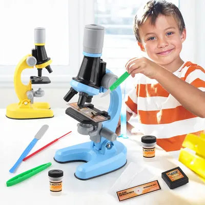 New Children's Microscope Toy Science Experiment Microscope Toy Science Materials Educational tools