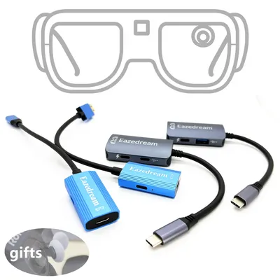 AR Glasses Hub Seamless Multi-Device Type-C HDMI-compatible Charging Adapter for Xreal Beam Viture