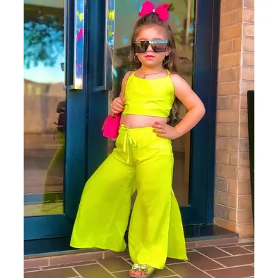 European and American Children's Clothing 2023 New Girls' Fashion Casual Sleeveless Vest Solid Color