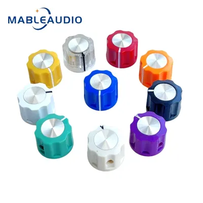 5PCS 16X12 Guitar Power Amplifier Knob CD Effector Volume Knob Aperture 6.4mm