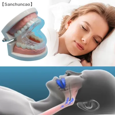 Anti Snoring Kit Grinding Mouthpiece Anti Snore Mouith Guard Custom Molding & Adjustable Adjustment