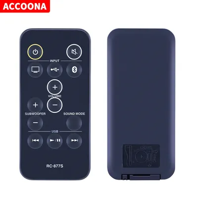 RC877S Replace Remote Control Fit for Onkyo Sound Bar LB401 LS-B50 LS-T10 LST10